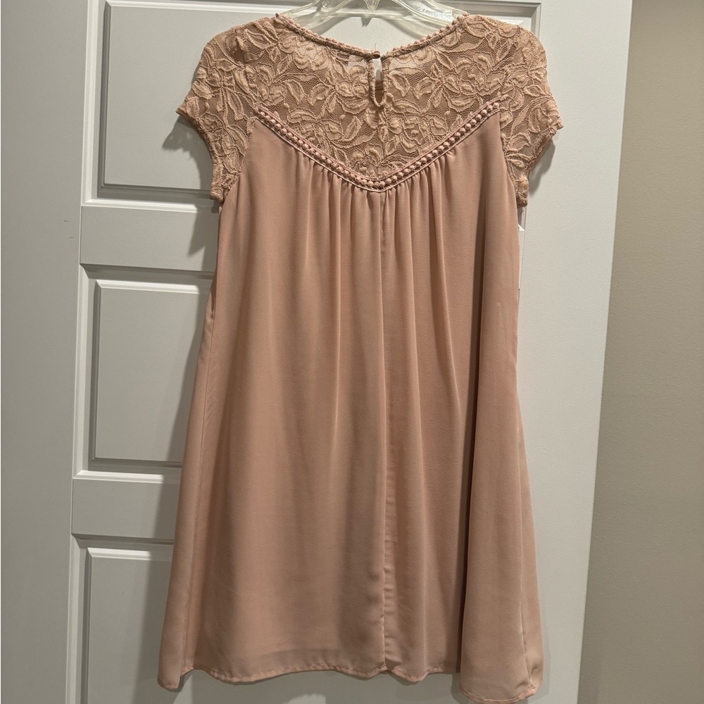 Pale pink baby doll dress - Picture 2 of 2